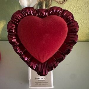 NEW BBW RUFFELD HEART SCENT CONTROL, NIGHT LITE WALLFLOWER PLUG